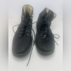 Timberland Men's Black Leather Boots Size 9